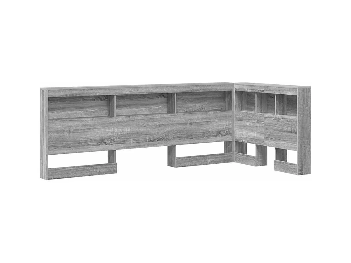 Tête de lit de rangement Sonoma gris 90 cm Bois d'ingénierie