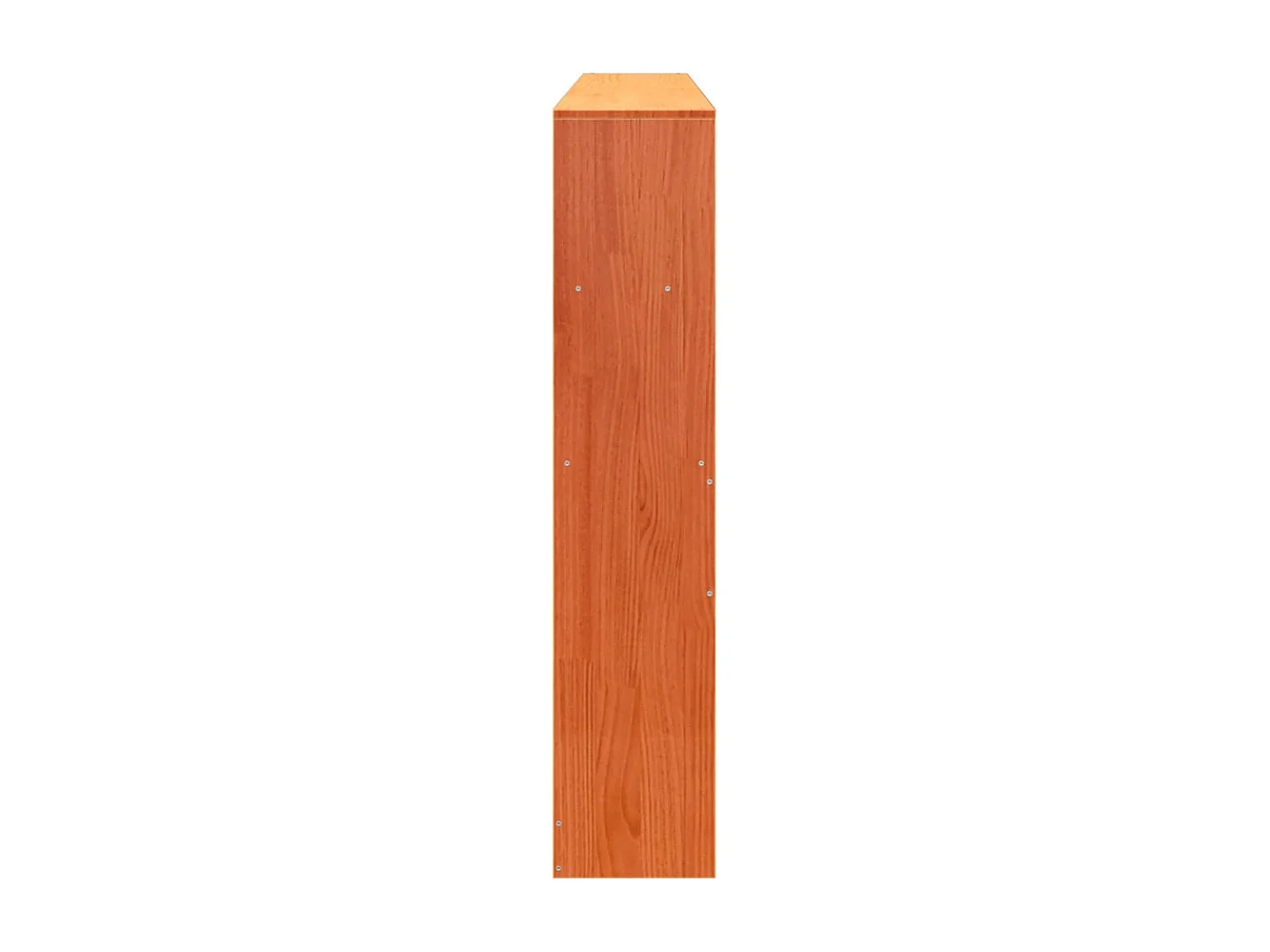 Cabecero de cama almacenaje madera maciza pino marrón 180 cm
