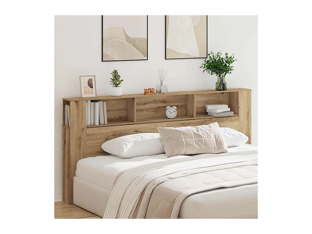 Tête de Lit 220 x 18,5 x 104,5 cm Bois d'ingénierie