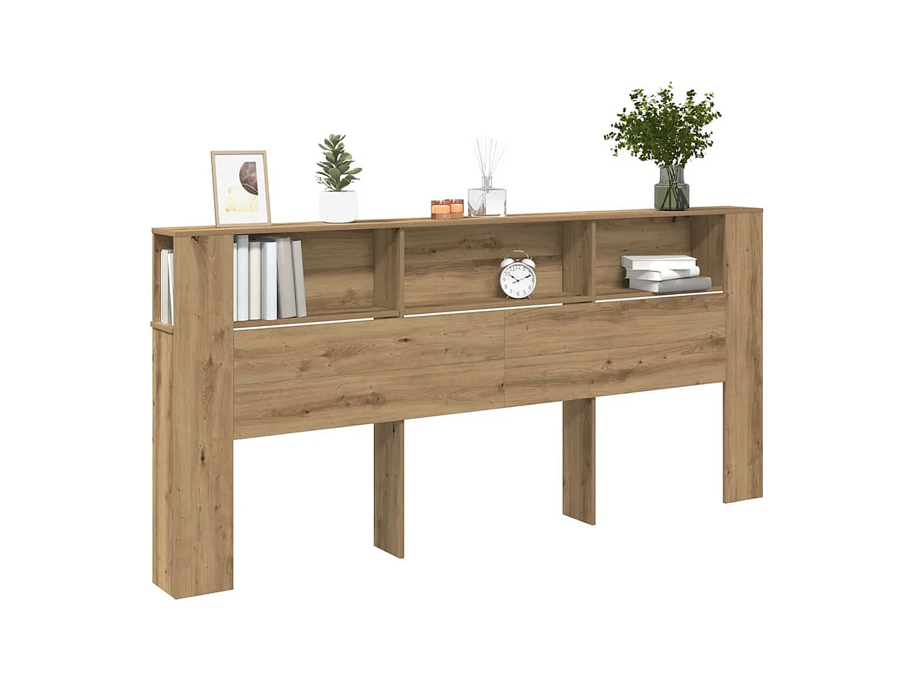 Tête de Lit 220 x 18,5 x 104,5 cm Bois d'ingénierie