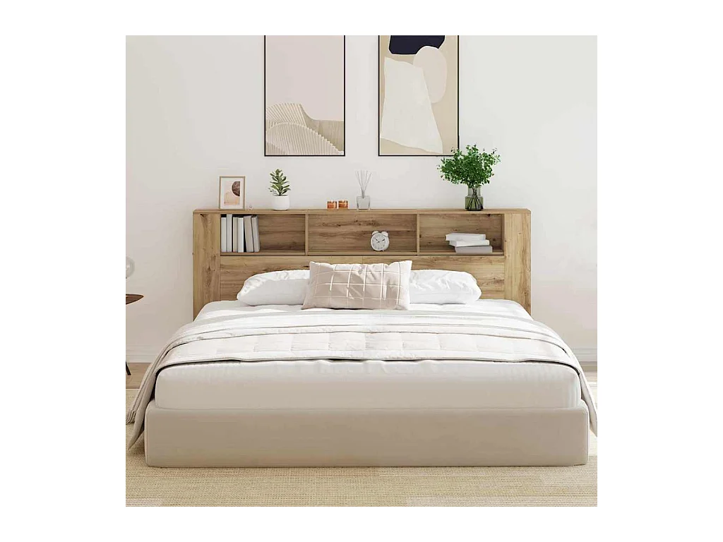 Tête de Lit 220 x 18,5 x 104,5 cm Bois d'ingénierie