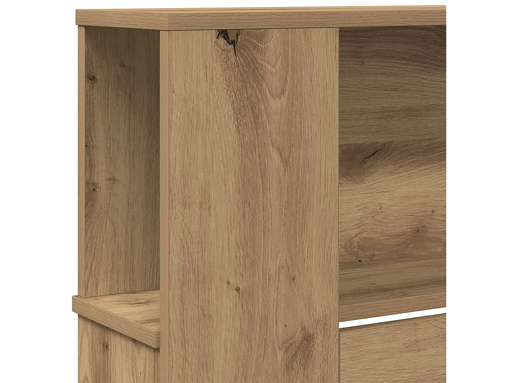 Cabeceira com Armário 220 x 18,5 x 104,5 cm Madeira processada