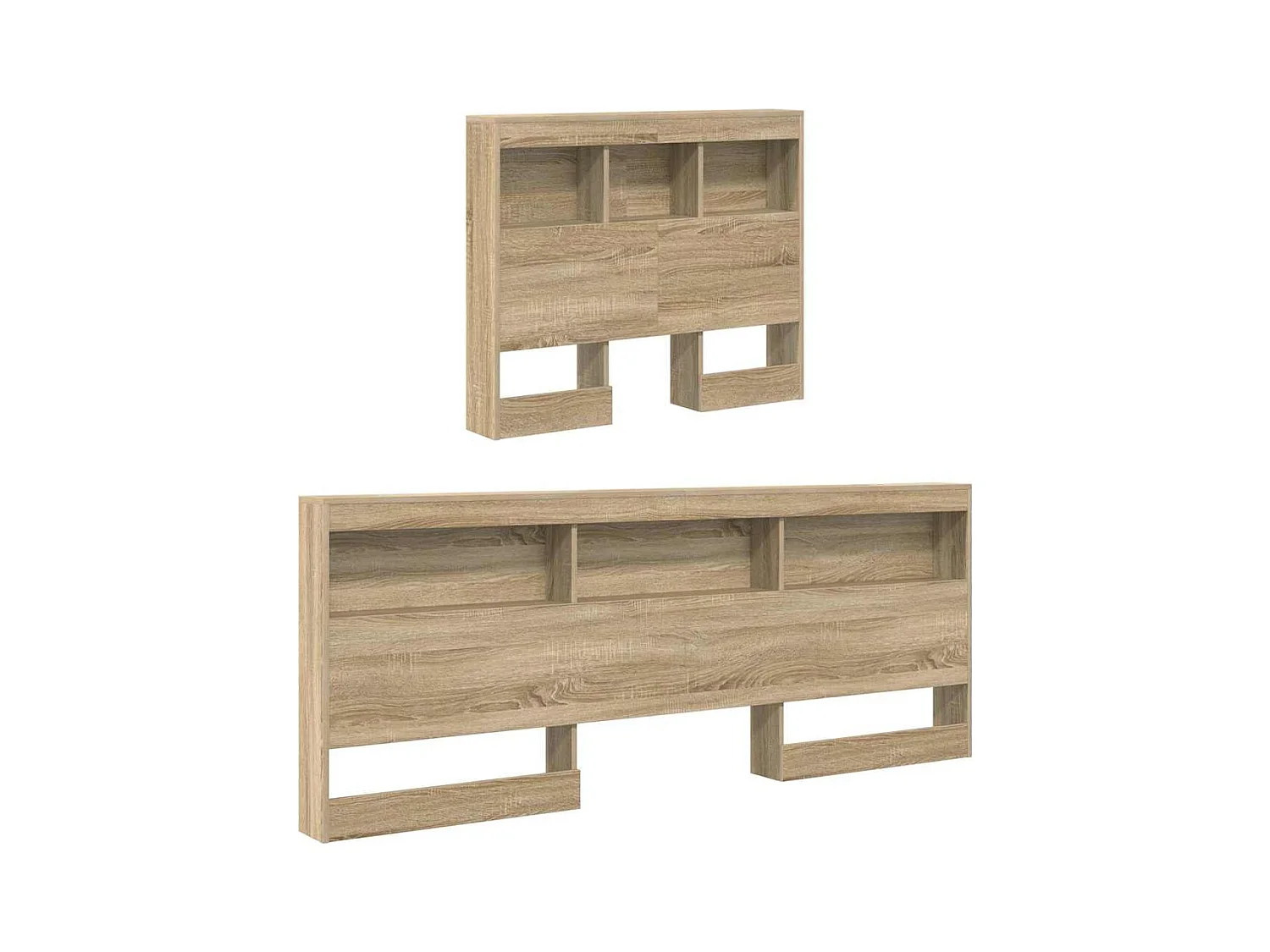 Tête de lit de rangement Chêne sonoma 90 cm Bois d'ingénierie