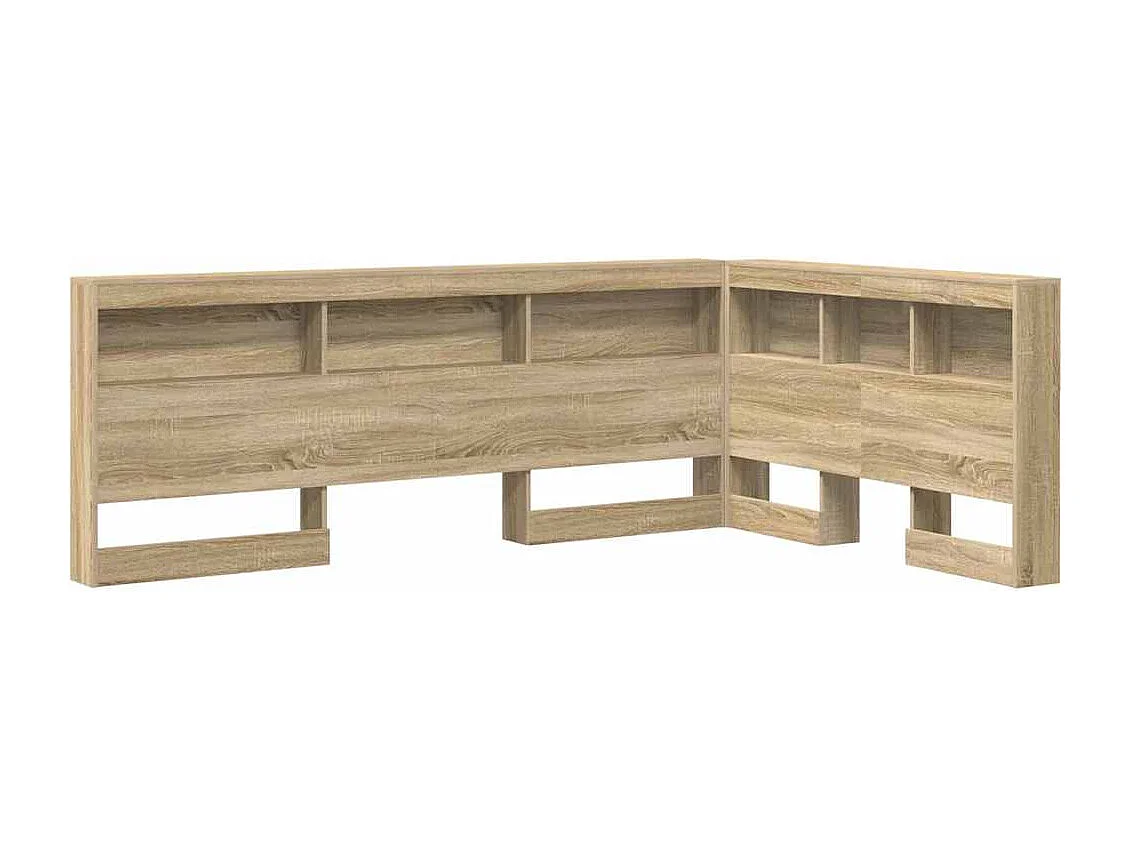 Tête de lit de rangement Chêne sonoma 120 cm Bois d'ingénierie
