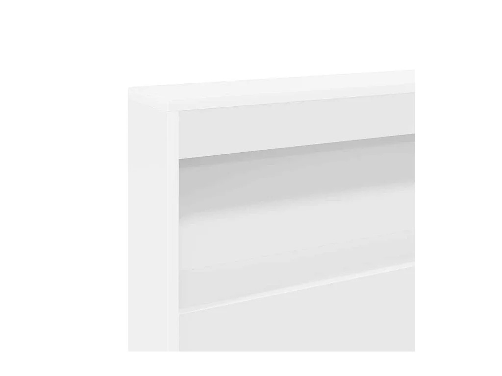 Tête de lit de rangement Blanc 150 cm Bois d'ingénierie