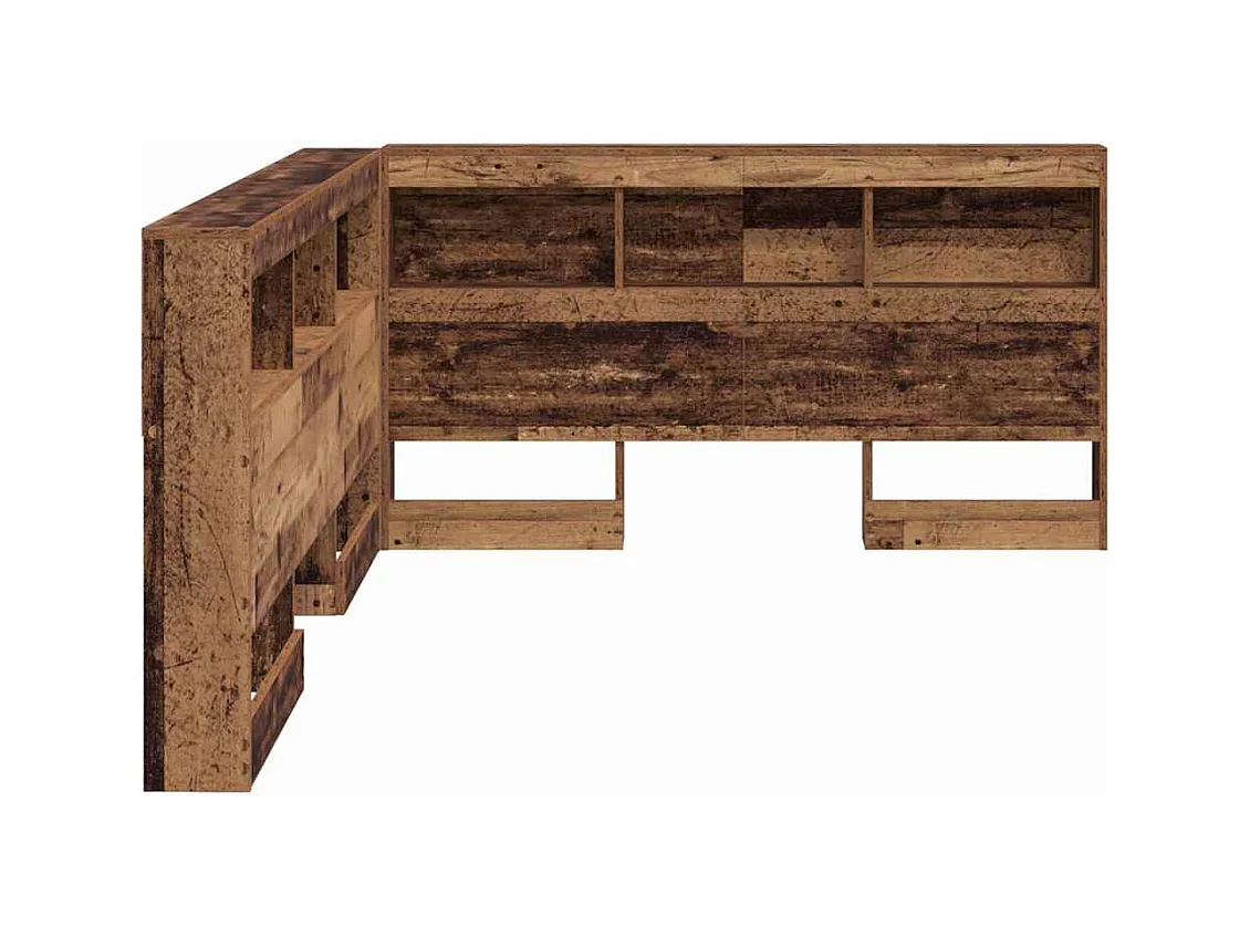 Tête de lit de rangement Bois ancien 140 cm Bois d'ingénierie