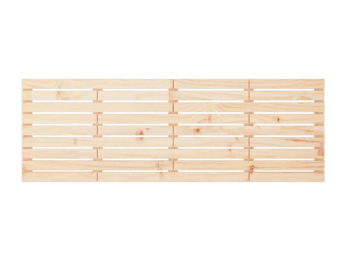Tête de lit murale 206x3x63 cm Bois massif de pin