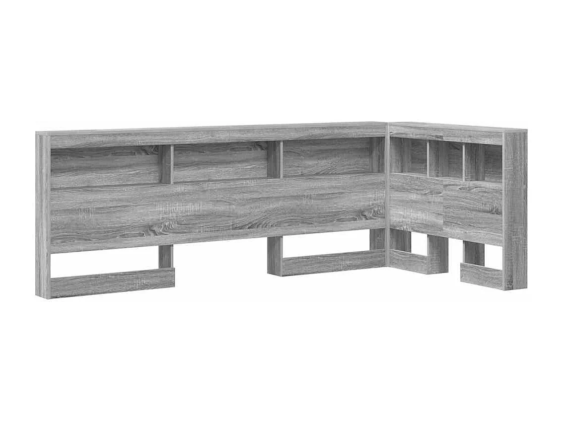 Tête de lit de rangement Sonoma gris 100 cm Bois d'ingénierie