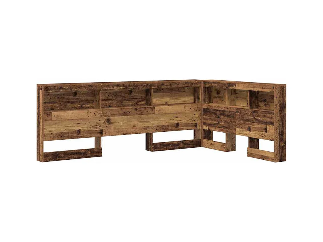 Tête de lit de rangement Bois ancien 120 cm Bois d'ingénierie