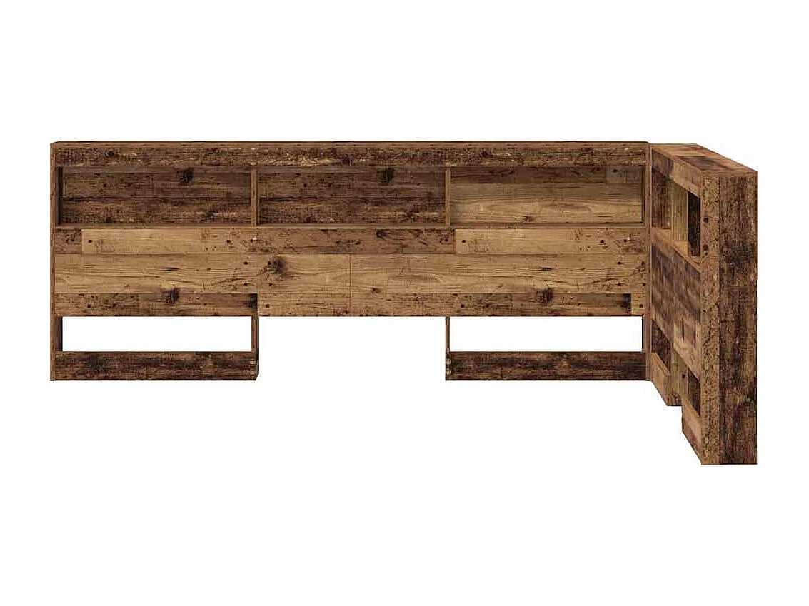 Tête de lit de rangement Bois ancien 120 cm Bois d'ingénierie