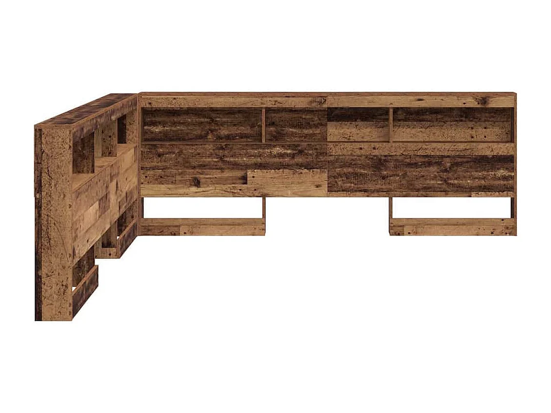 Tête de lit de rangement Bois ancien 180 cm Bois d'ingénierie