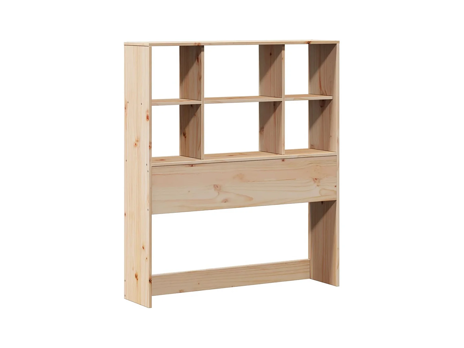 Hoofdbord met opbergruimte 90 cm massief grenenhout