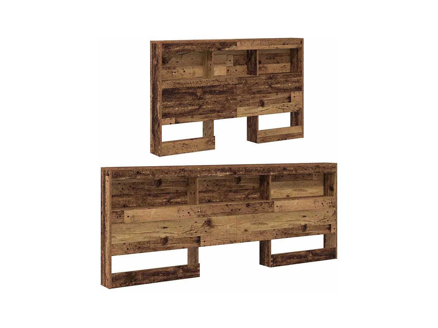 Tête de lit de rangement Bois ancien 120 cm Bois d'ingénierie