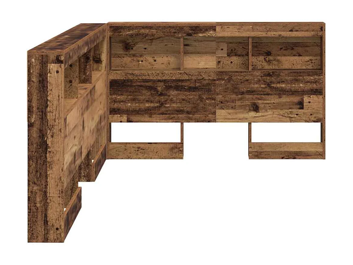 Tête de lit de rangement Bois ancien 120 cm Bois d'ingénierie