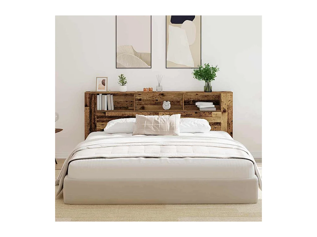 Tête de Lit 220 x 18,5 x 104,5 cm Bois d'ingénierie