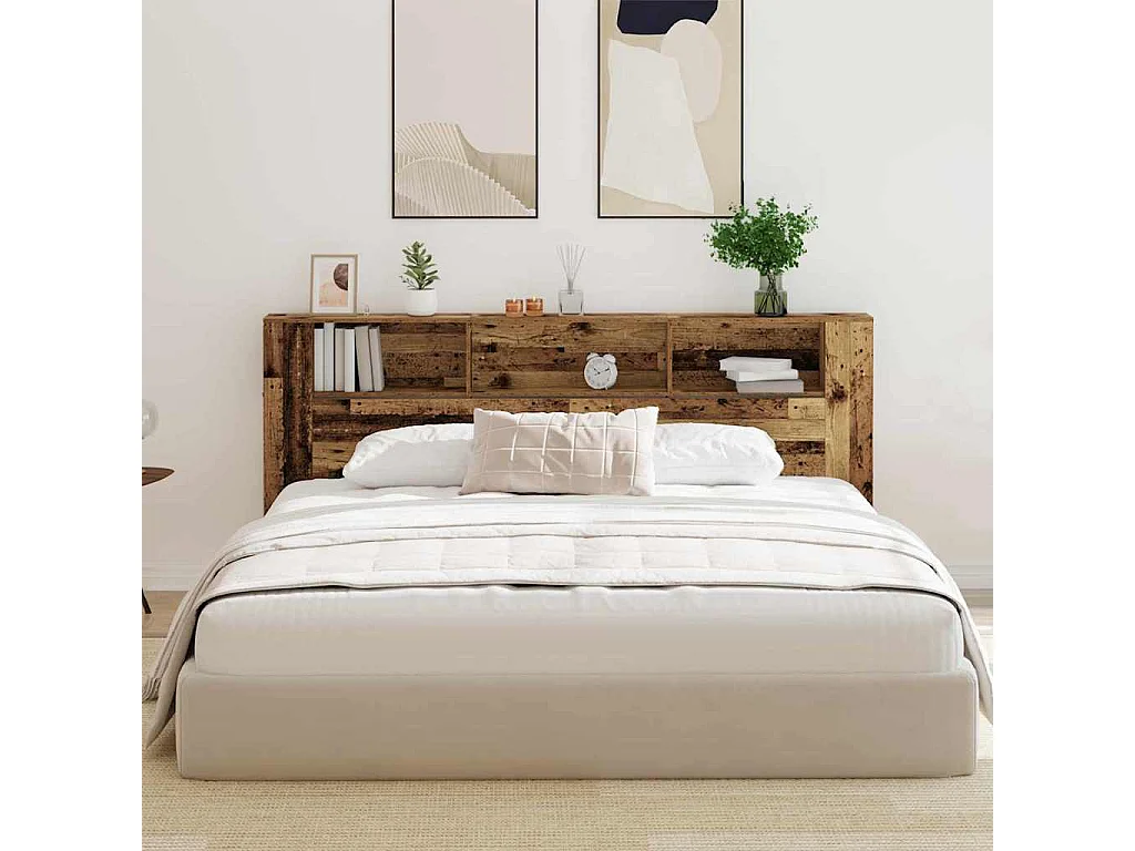 Tête de Lit 220 x 18,5 x 104,5 cm Bois d'ingénierie