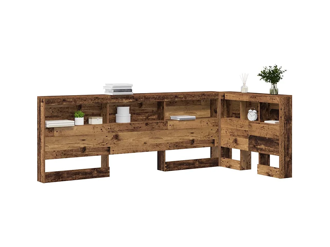 Tête de lit de rangement Bois ancien 75 cm Bois d'ingénierie