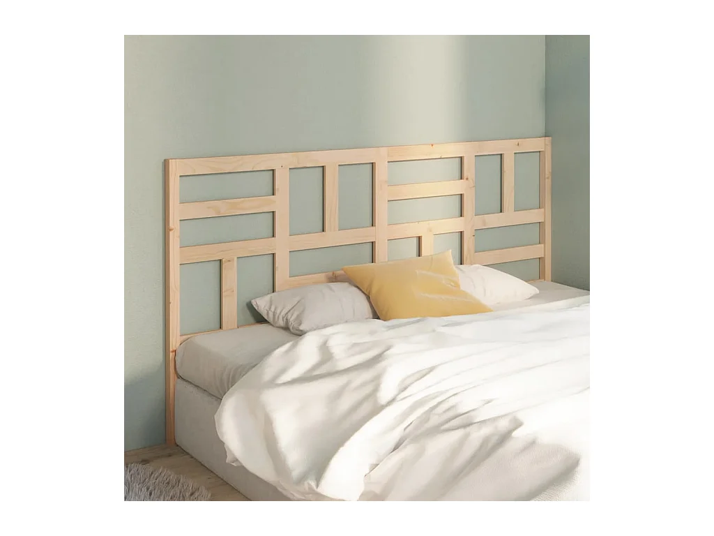 Cabeceira de cama 206x4x104 cm pinho maciço