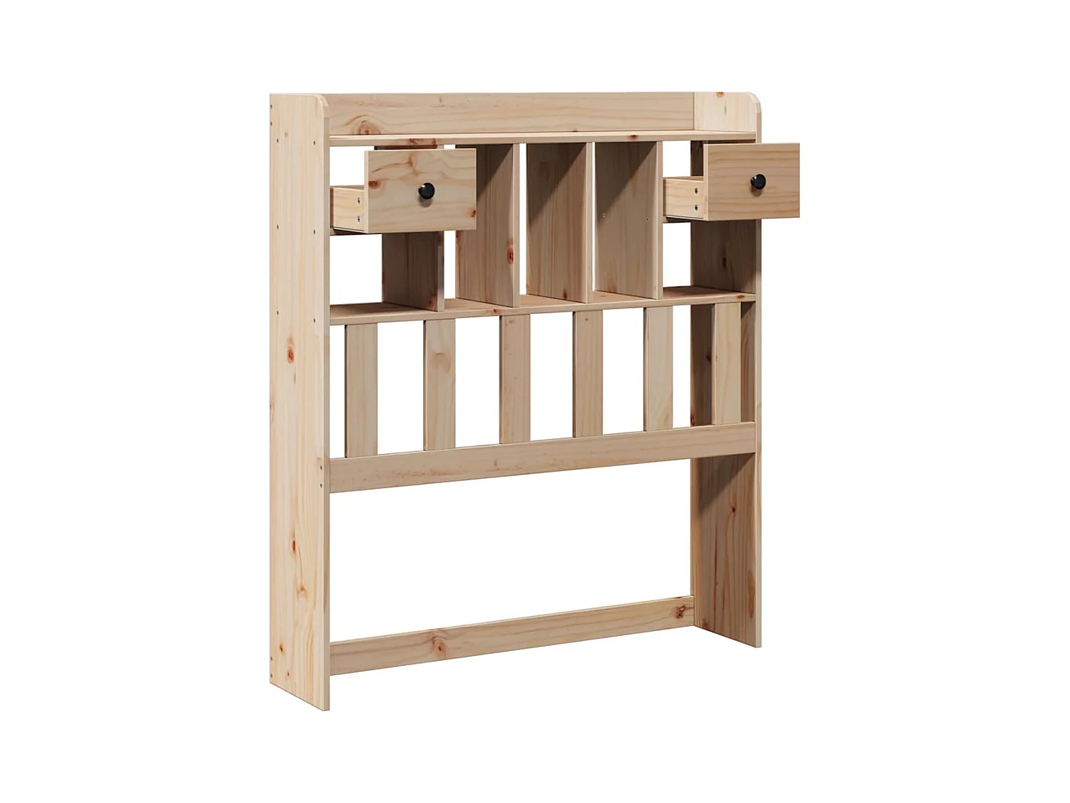 Cabecero de cama con almacenaje madera maciza de pino 90 cm