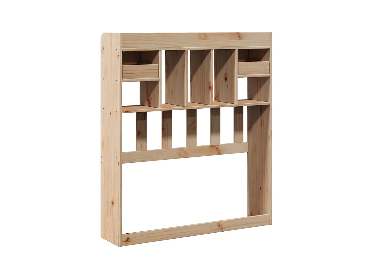 Cabecero de cama con almacenaje madera maciza de pino 90 cm