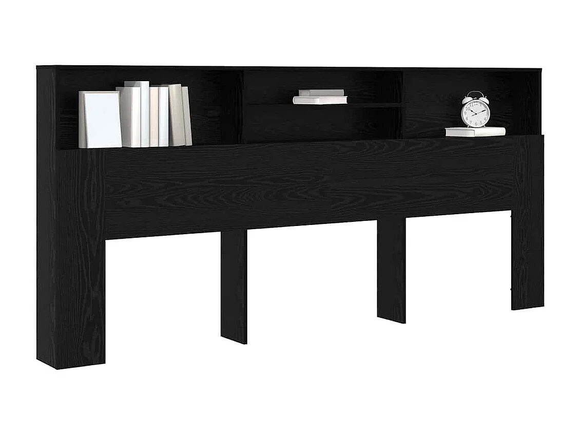 Tête de Lit Chêne noir 220 x 19 x 101.5 cm