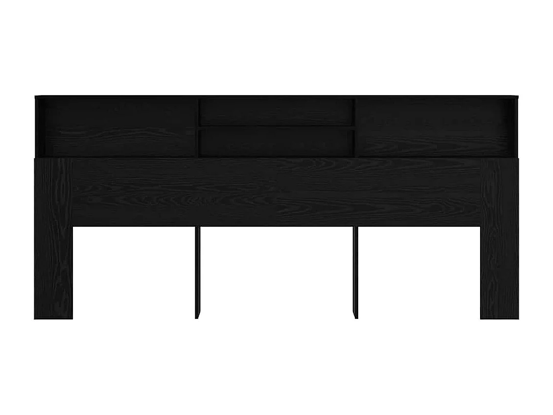 Tête de Lit Chêne noir 220 x 19 x 101.5 cm