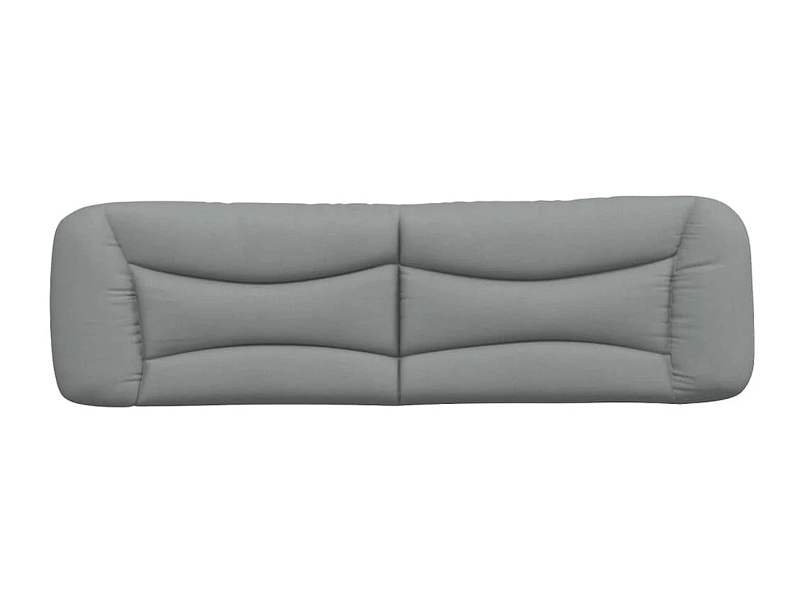 Tête de lit gris clair 193 cm tissu