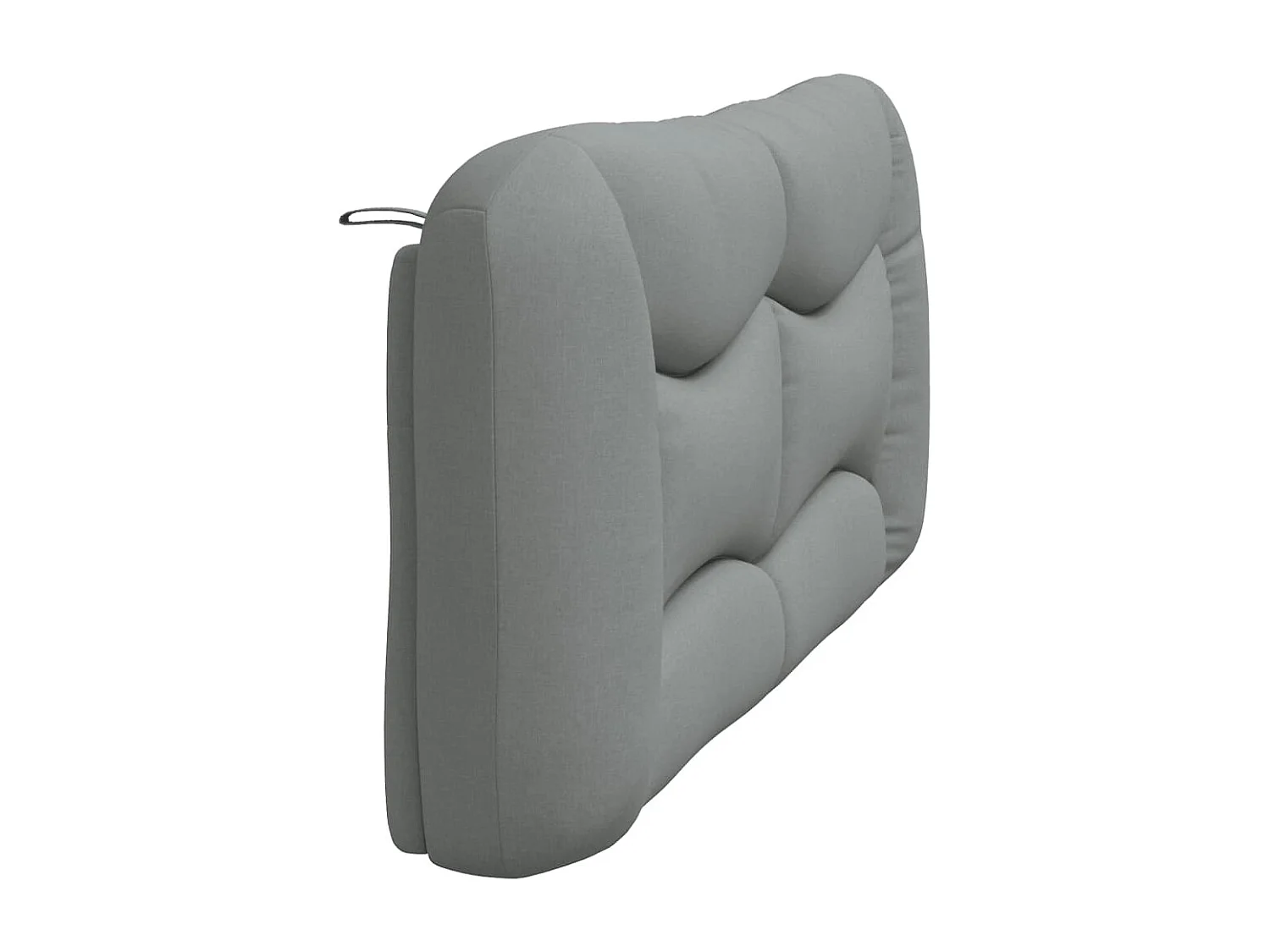 Tête de lit gris clair 193 cm tissu