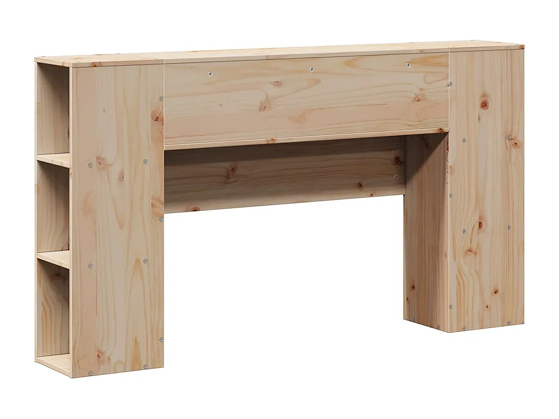 Tête de lit avec rangement 120 cm bois massif de pin