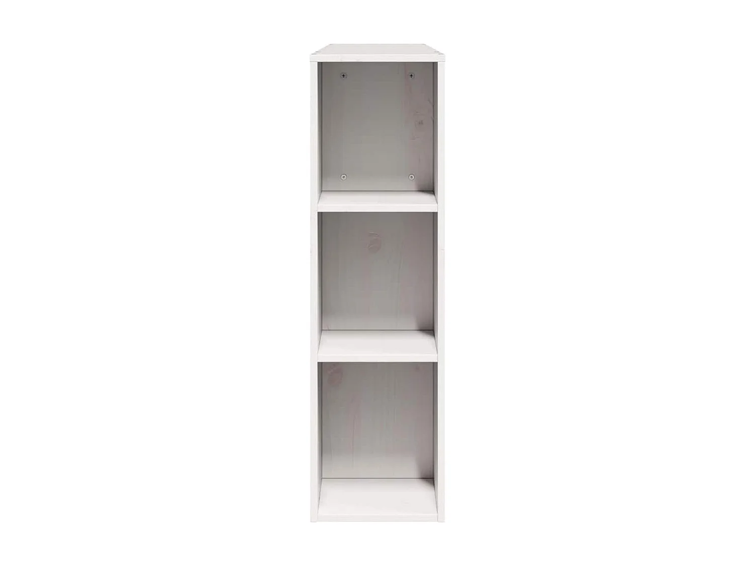 Tête de lit avec rangement blanc 135 cm bois massif de pin