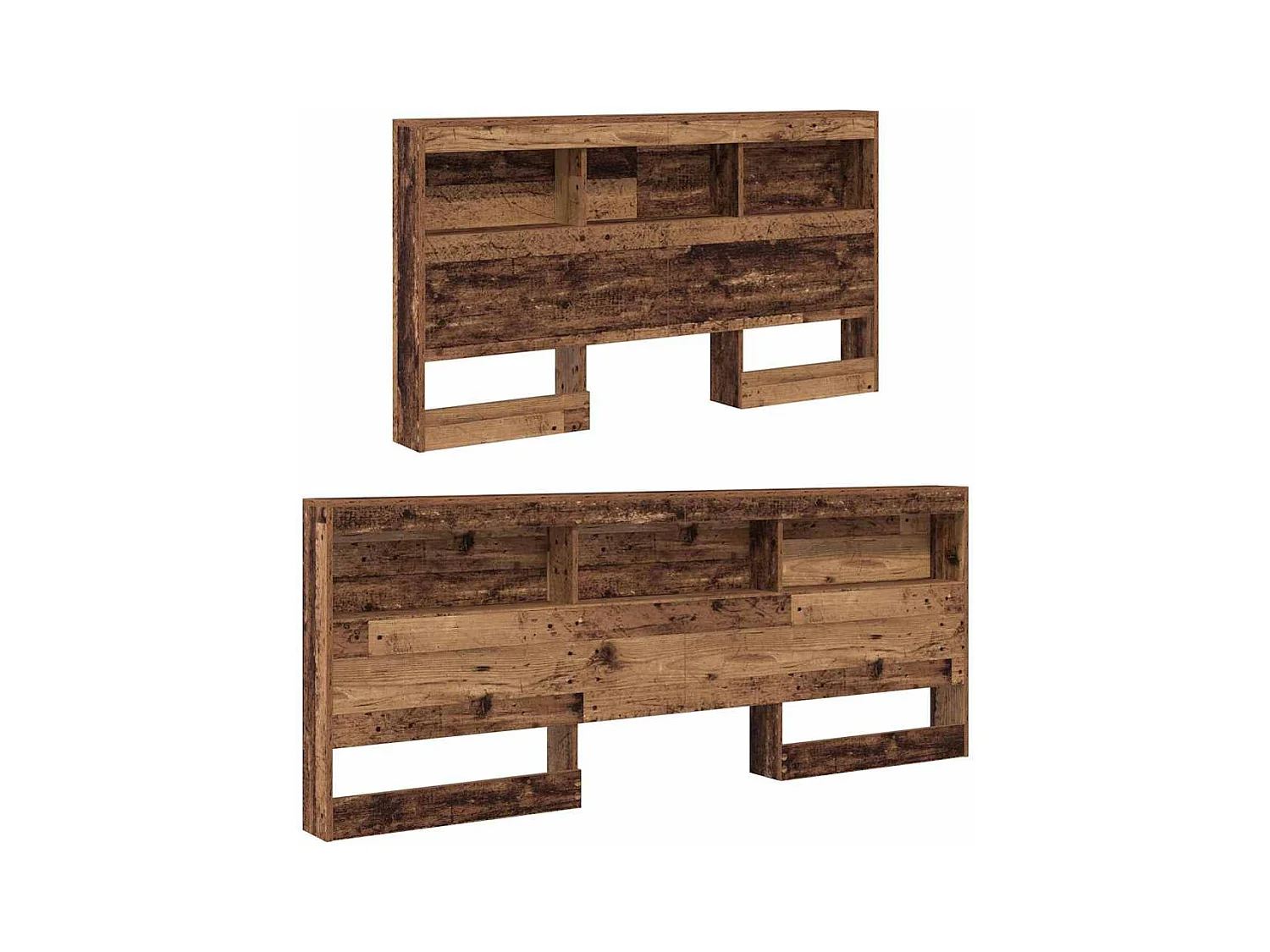 Tête de lit de rangement Bois ancien 160 cm Bois d'ingénierie