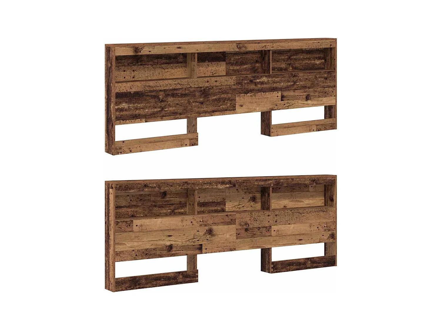 Tête de lit de rangement Bois ancien 200 cm Bois d'ingénierie