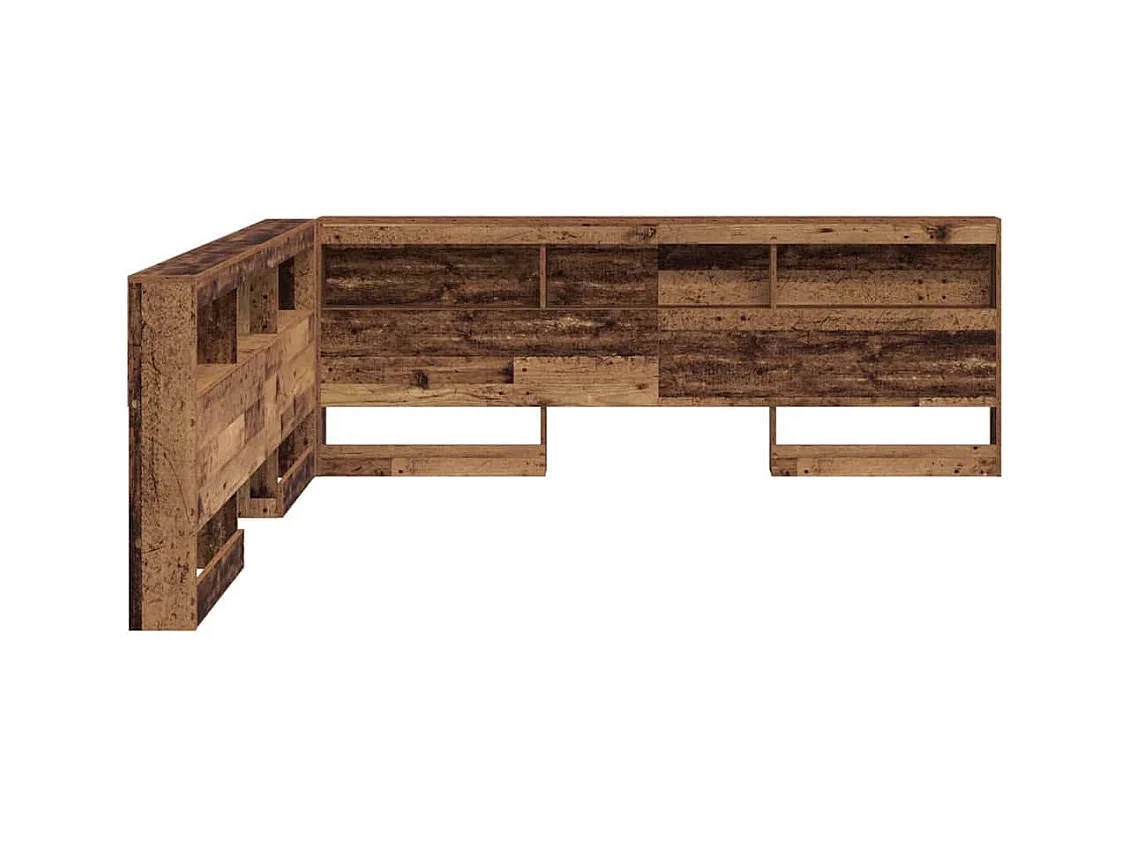 Tête de lit de rangement Bois ancien 200 cm Bois d'ingénierie
