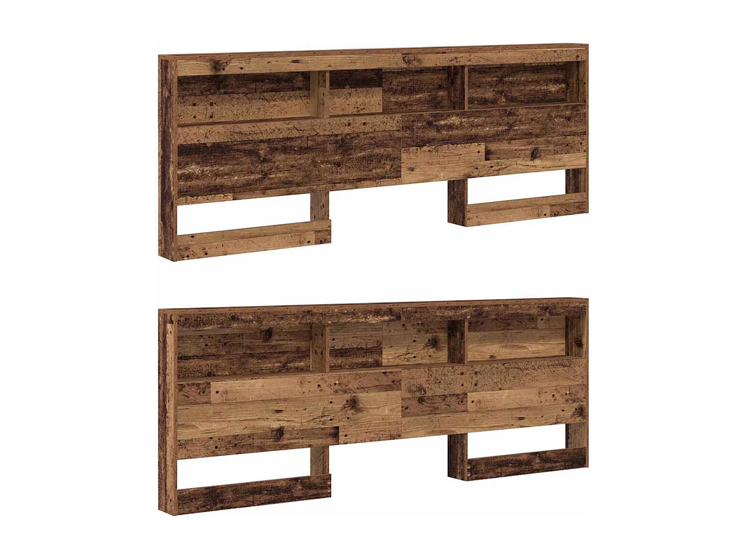 Tête de lit de rangement Bois ancien 200 cm Bois d'ingénierie