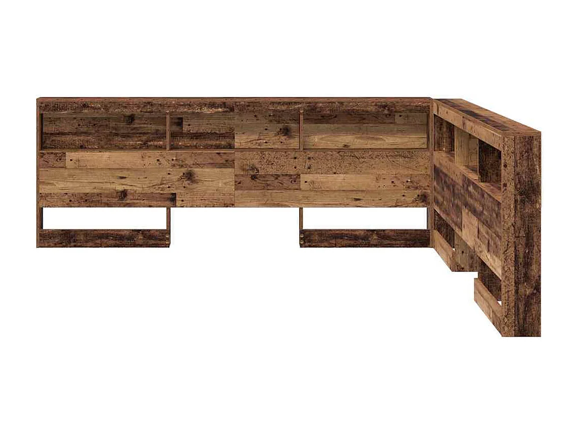 Tête de lit de rangement Bois ancien 200 cm Bois d'ingénierie