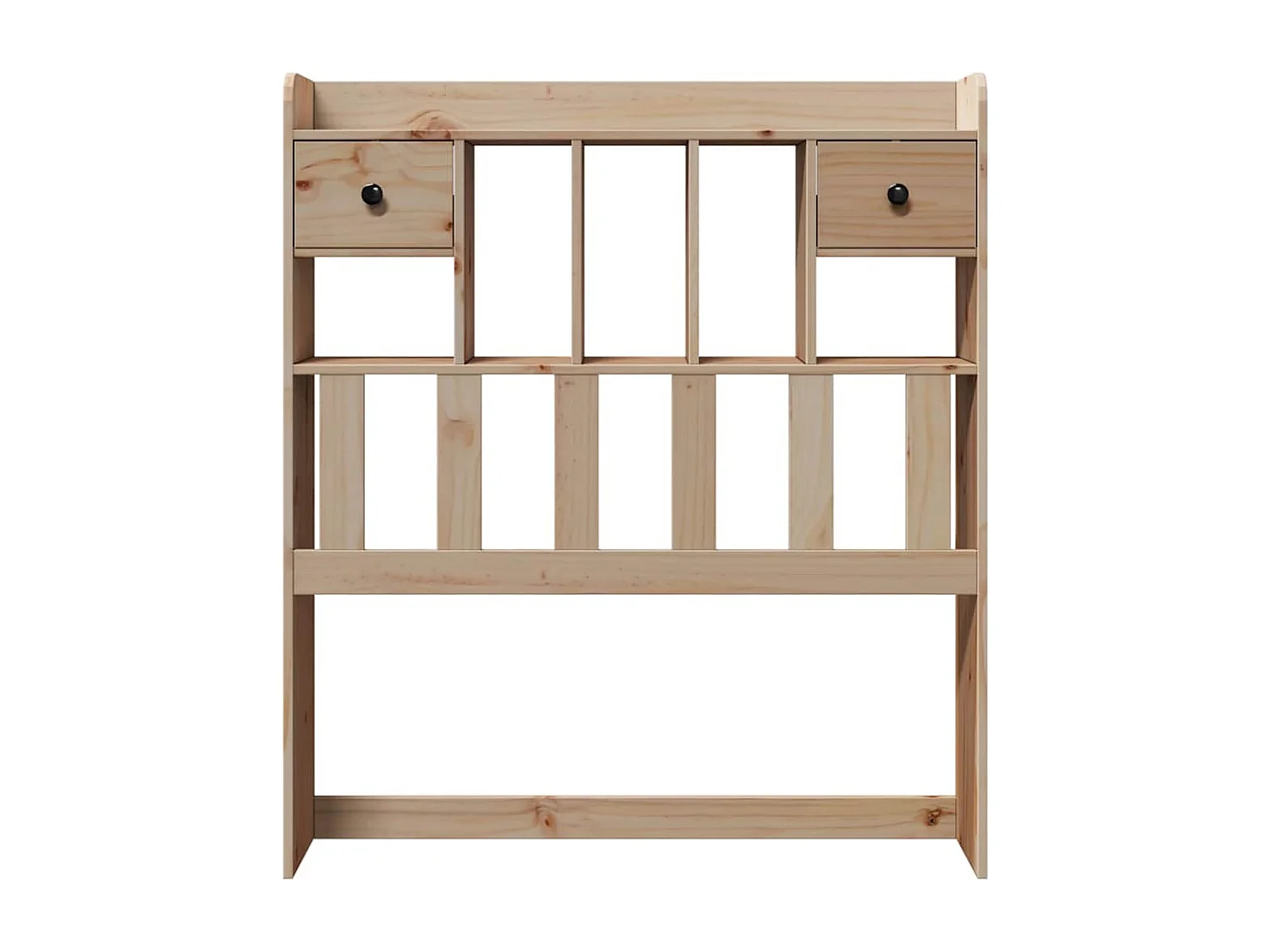 Tête de lit avec rangement 100 cm bois massif de pin