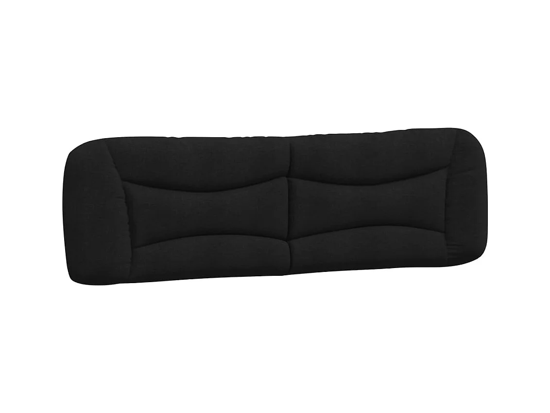 Tête de lit noir 193 cm similicuir