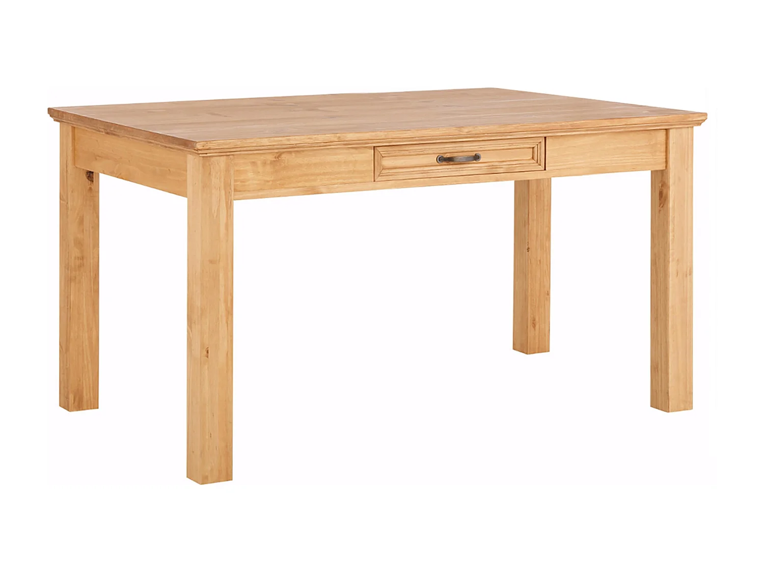 Selma | Table à manger 140 cm avec 1 tiroir en pin
