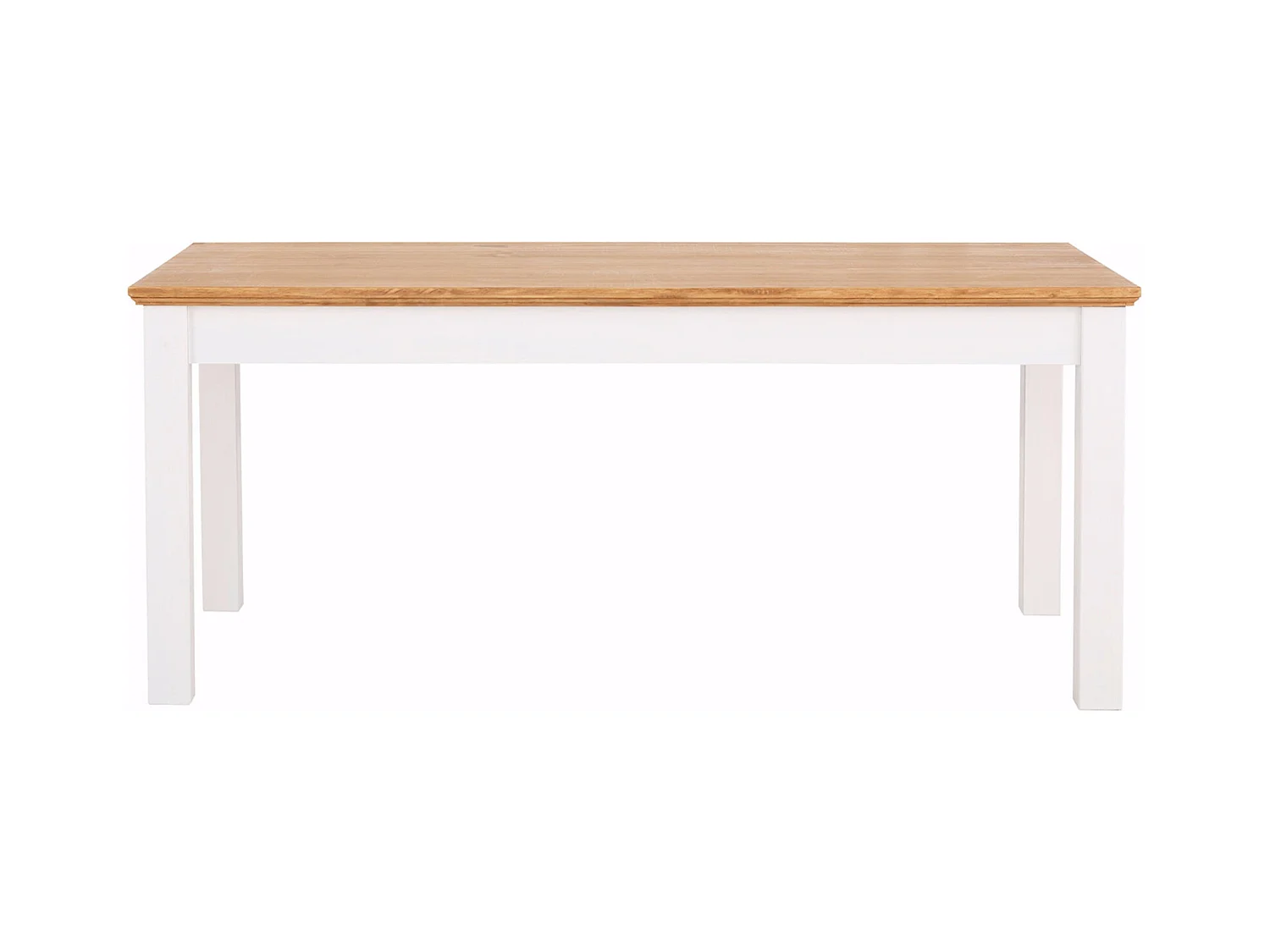 Selma-Eettafel 180 cm met 1 lade in grenen wit