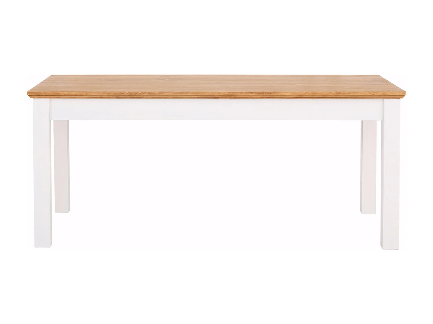 Selma-Eettafel 180 cm met 1 lade in grenen wit