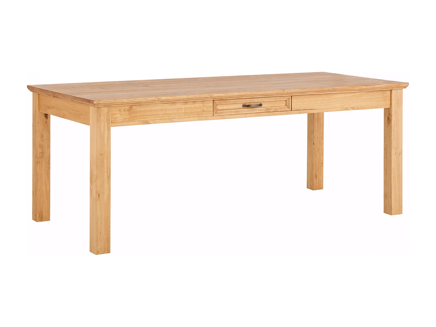 Selma | Table à manger 180 cm avec 1 tiroir en pin