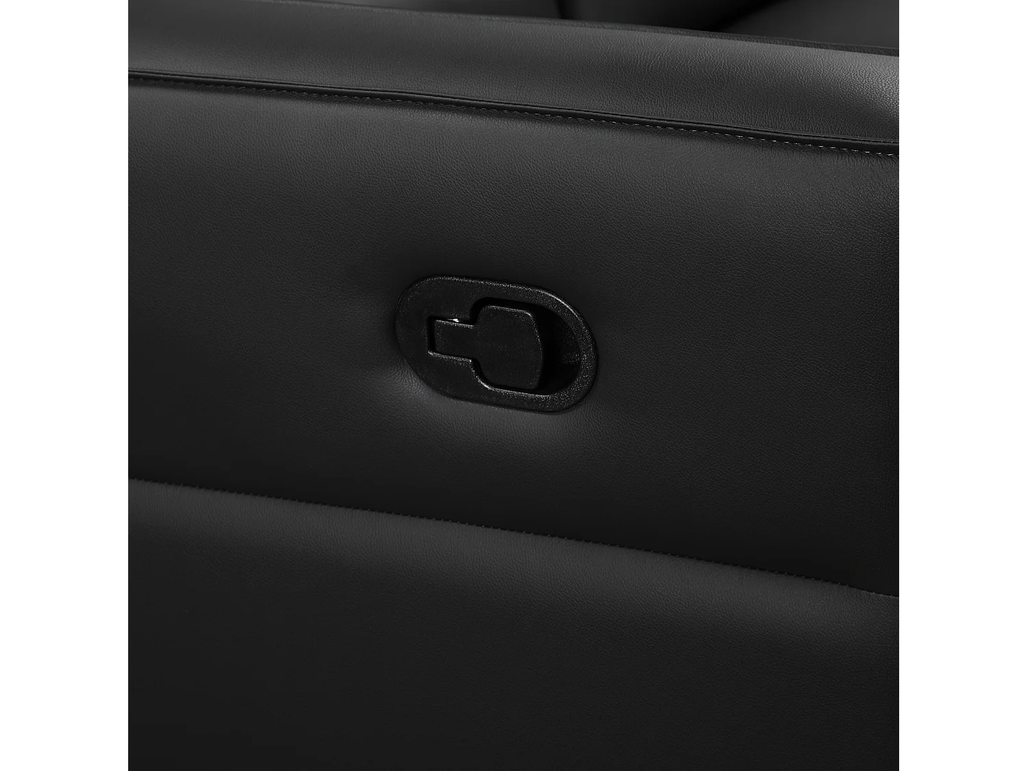 Lund | Canapé 3 places avec 2 fauteuils inclinables manuels en velours côtelé gris