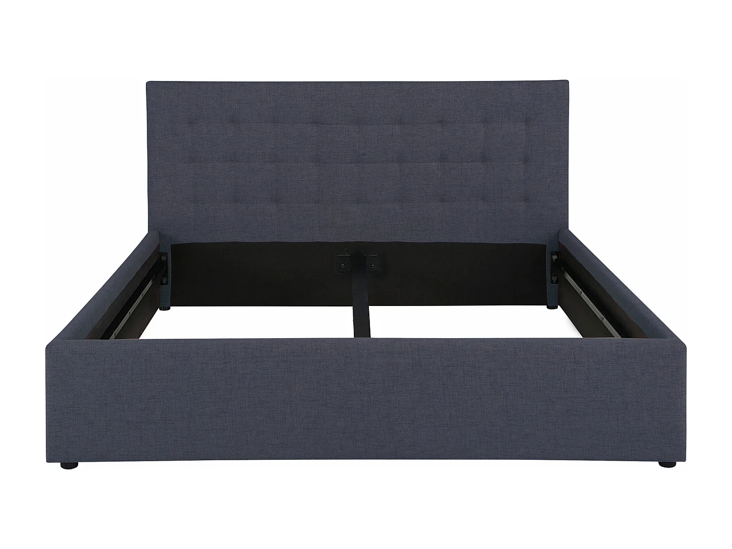 Hamar | Letto 180x200 cm in lino antracite