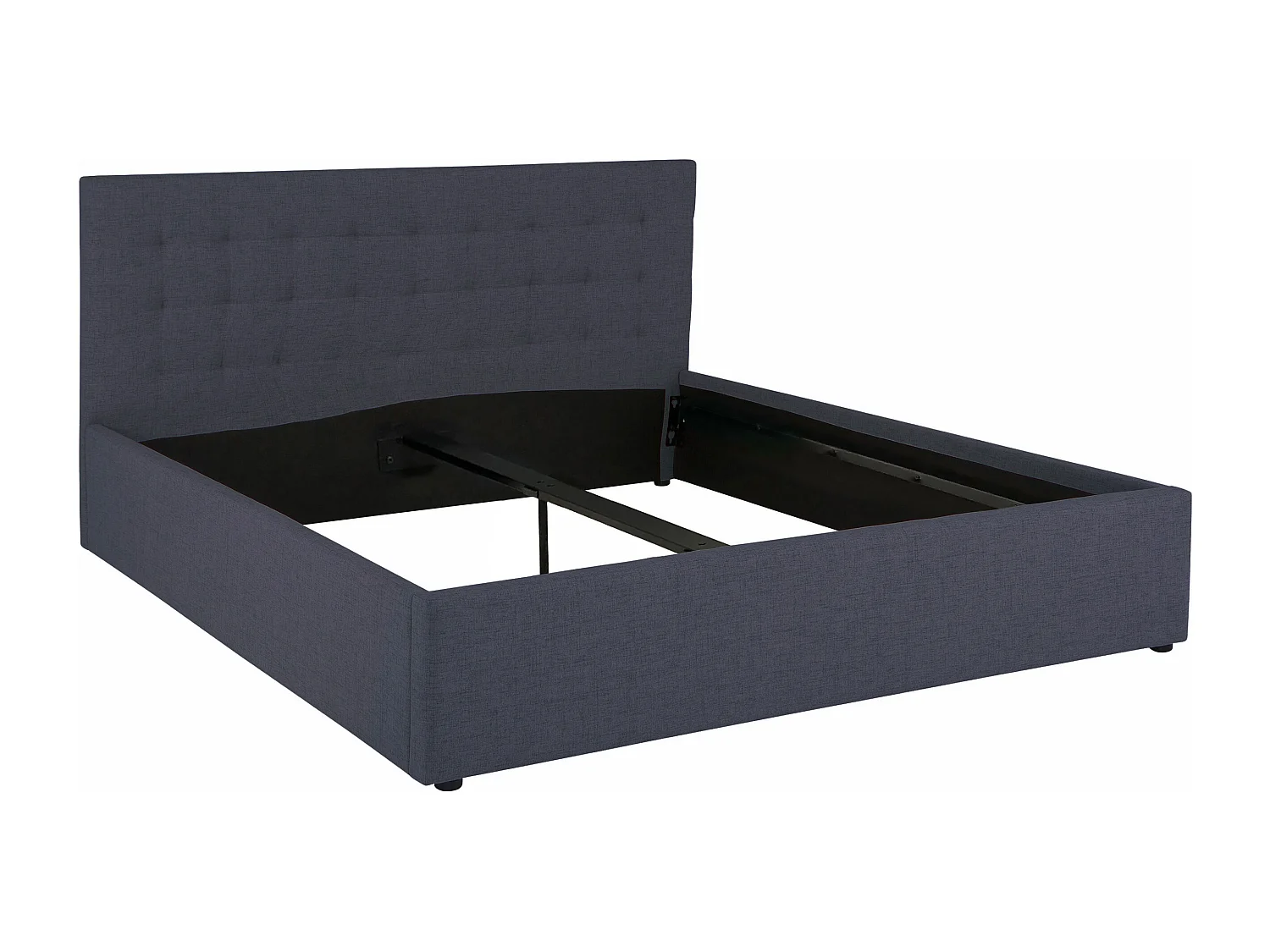 Hamar | Lit 180x200 cm en lin anthracite