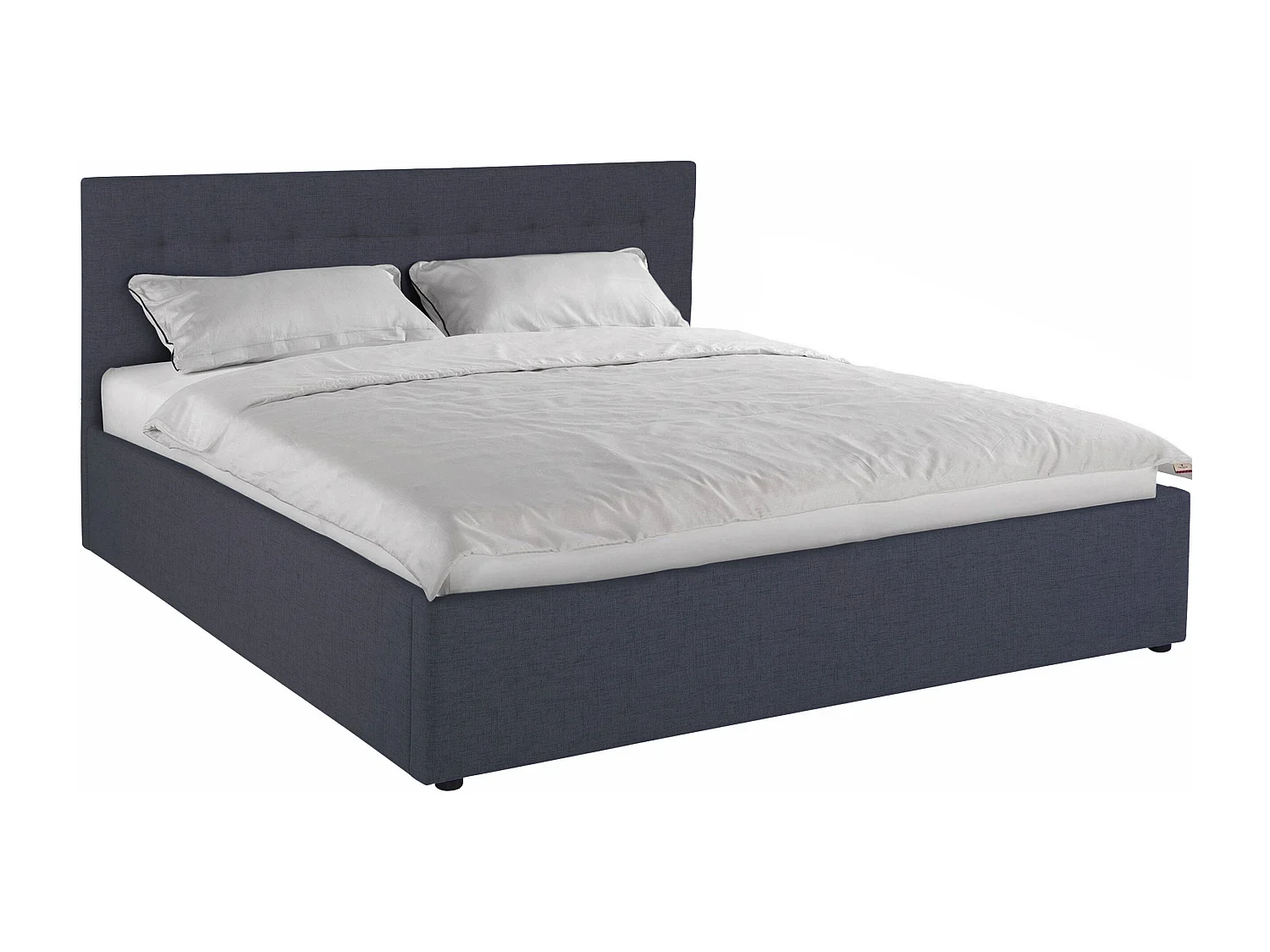 Hamar | Lit 180x200 cm en lin anthracite