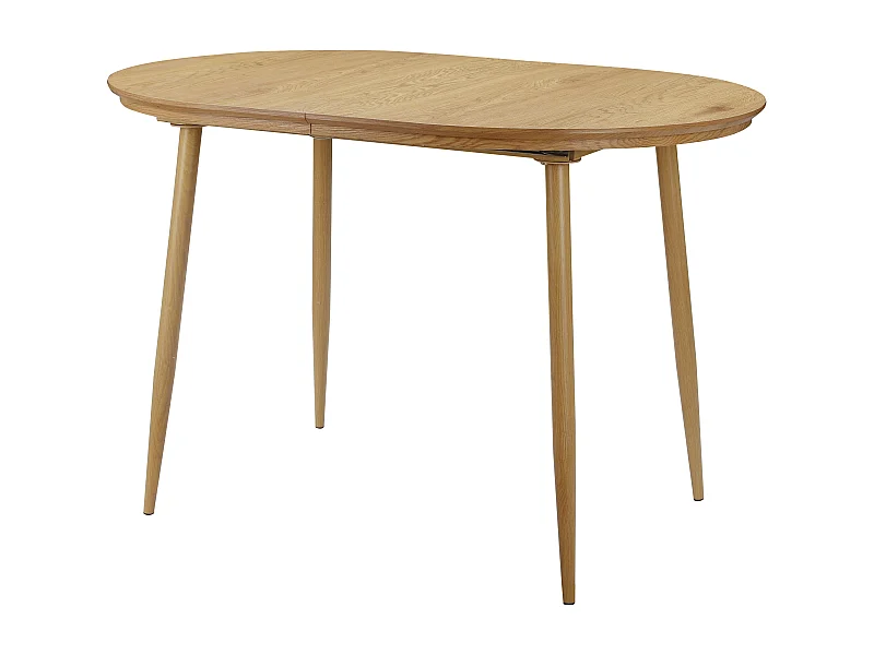 Graham-Eettafel met verlengstuk in houtlook