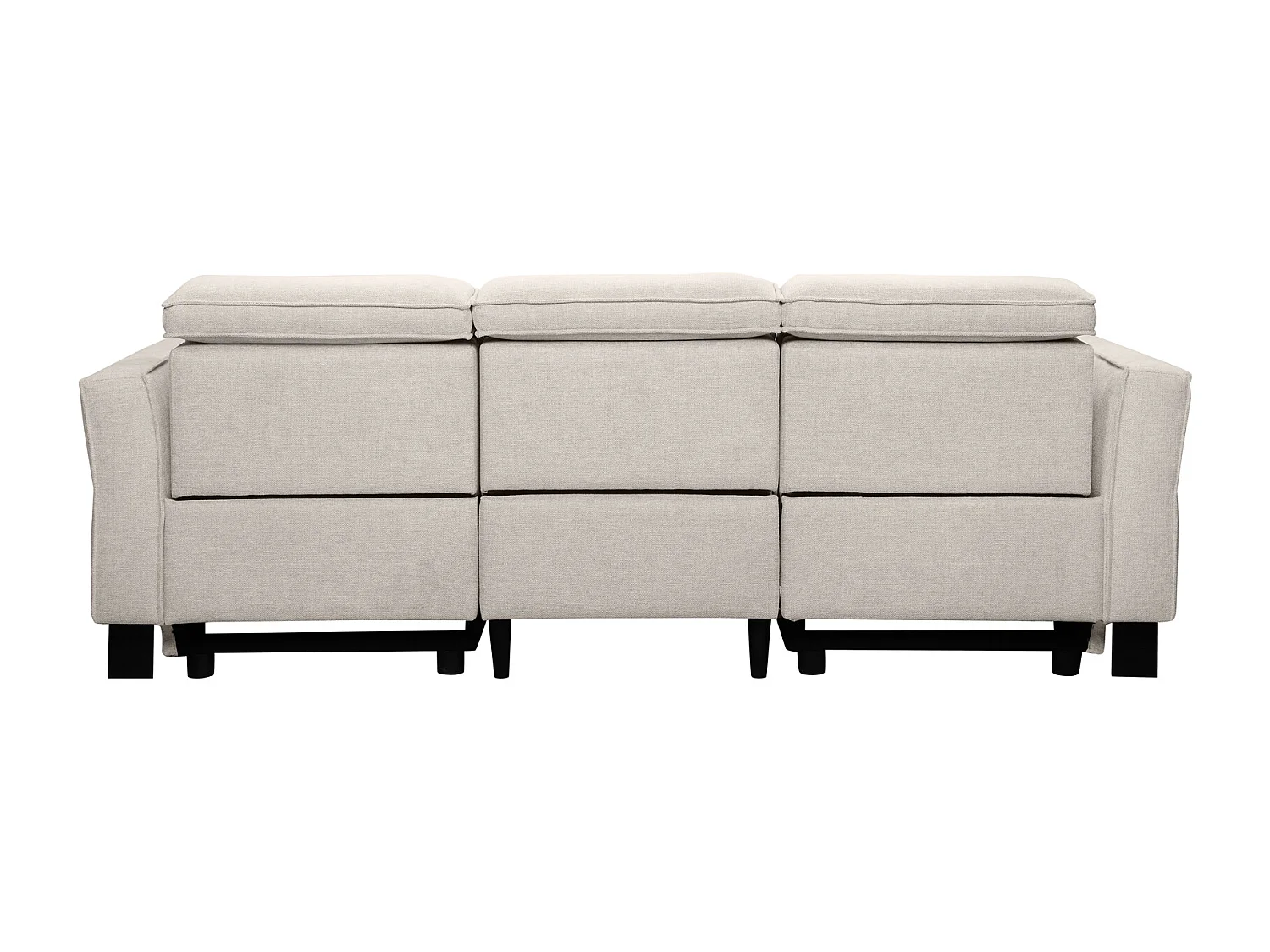 Asmund | Canapé-lit avec coin couché 160x202 cm aspect ligne anthracite