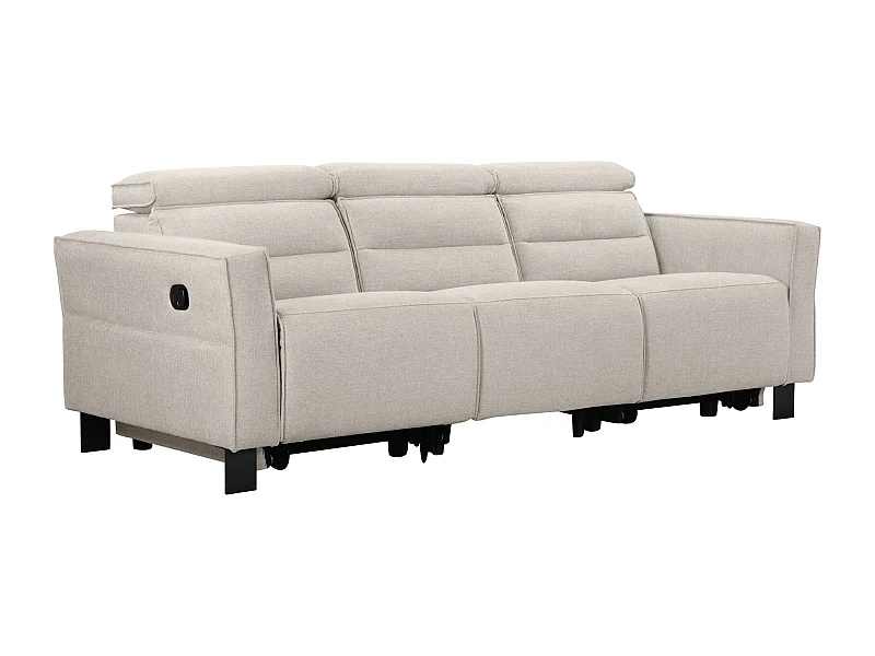 Asmund | Canapé-lit avec coin couché 160x202 cm aspect ligne anthracite