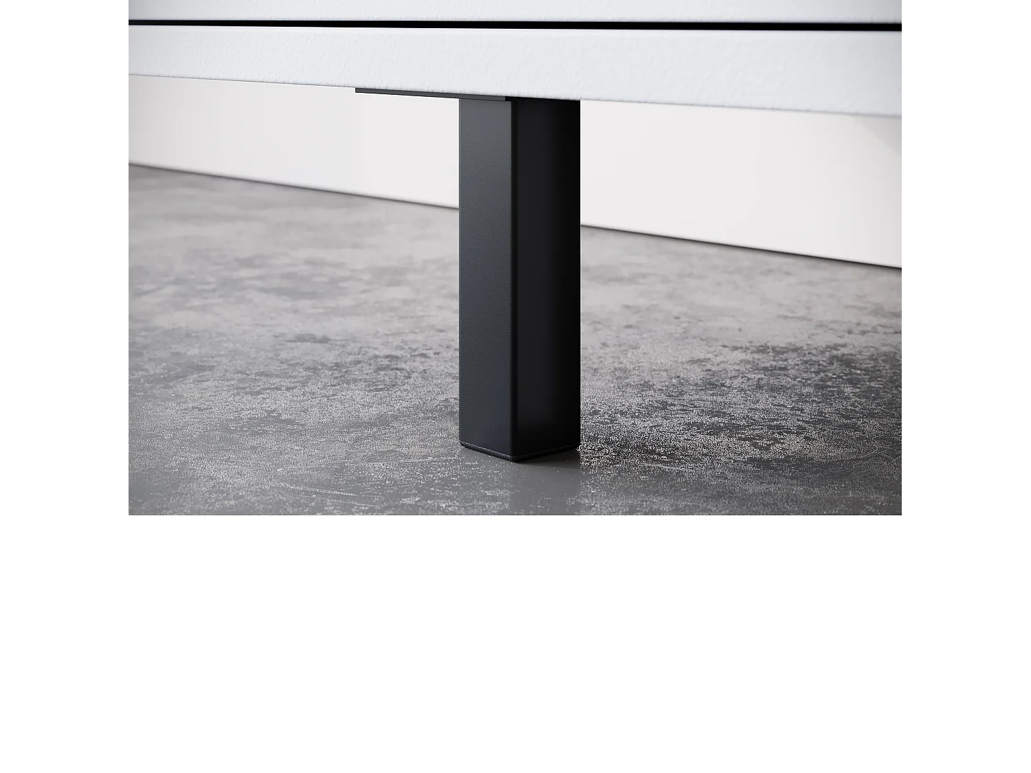 Alberto | Buffet avec 4 rabats en blanc