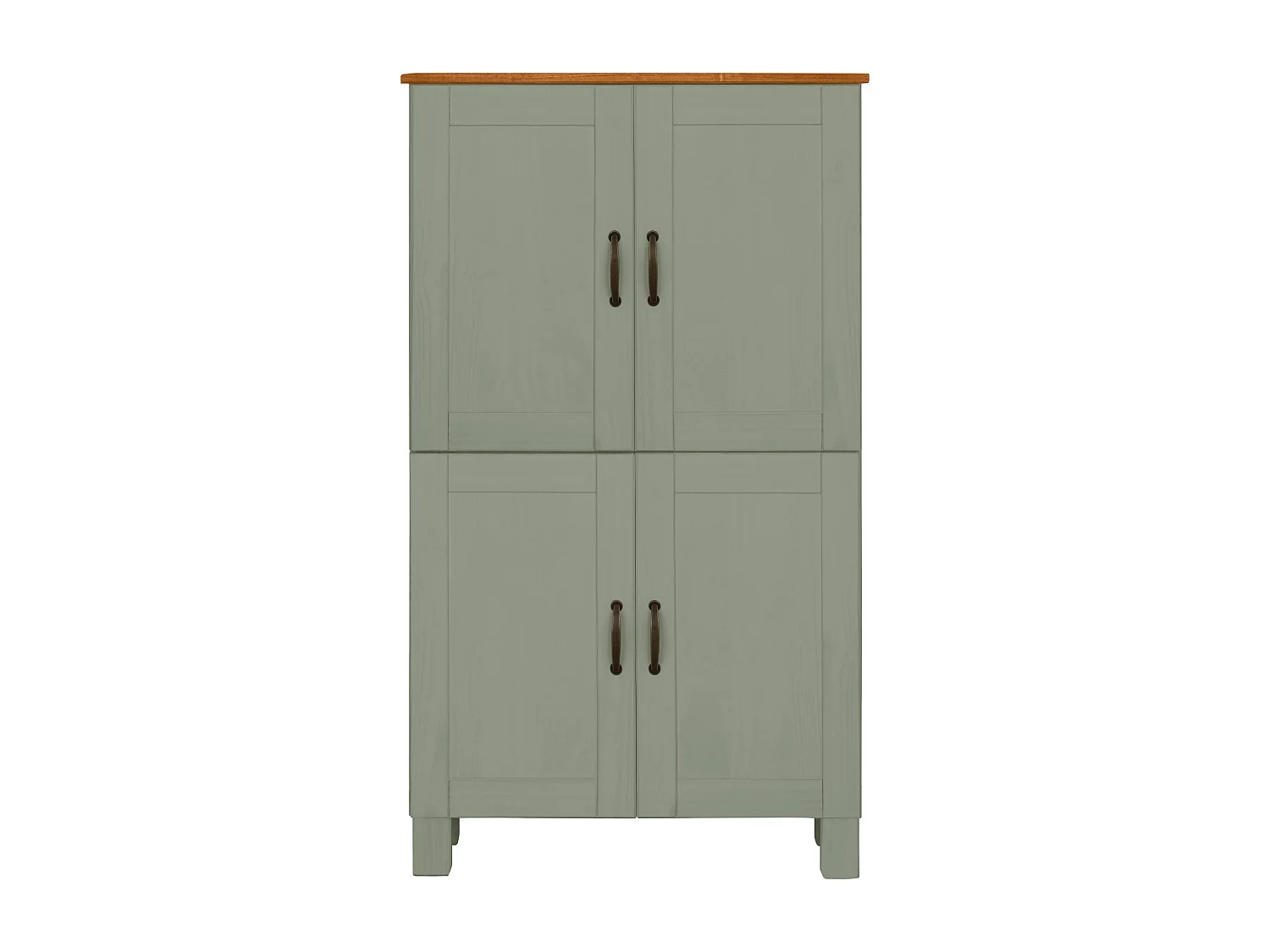 Alby | Mueble de baño con 4 puertas en verde pino